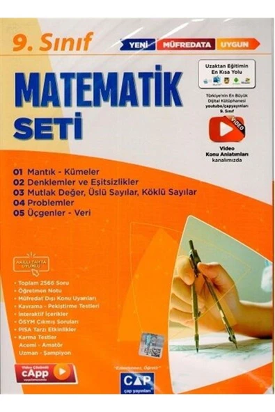 9. Sınıf Matematik Anadolu Fasikül Seti ürün görseli