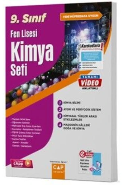 9. Sınıf Fen Lisesi Kimya Seti Güncel+dokunmatik Kalem ürün görseli