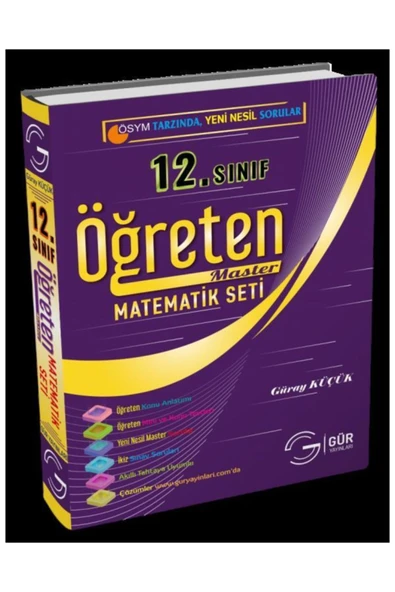 12. Sınıf Öğreten Master Matematik Seti Gür Yayınları ürün görseli