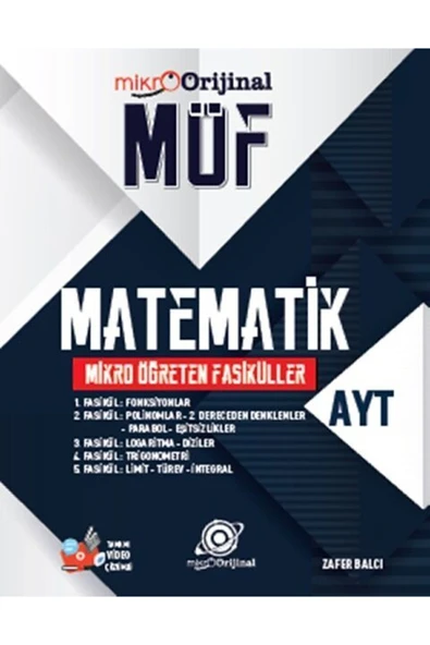 Orijinal Mikro AYT Matematik MÖF Mikro Öğreten Fasiküller Fenomen Seçimi Ayraç Hediyeli ürün görseli