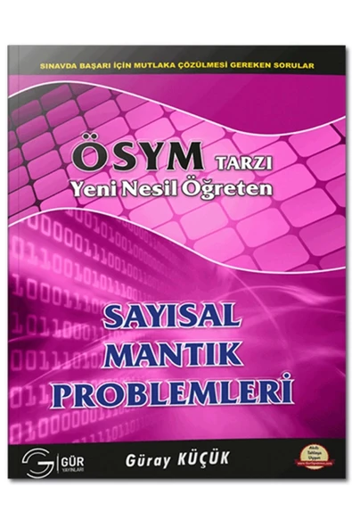 Ösym Tarzı Yeni Nesil Öğreten Sayısal Mantık Problemleri ürün görseli