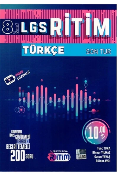 Işleyen Zeka 8. Sınıf Lgs Türkçe Ritim Son Tur Işleyen Zeka Yayınları ürün görseli