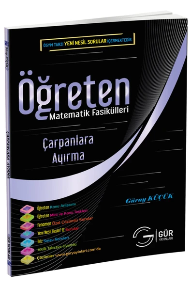 Güray Küçük Öğreten Matematik Fasikülleri Çarpanlara Ayırma ürün görseli