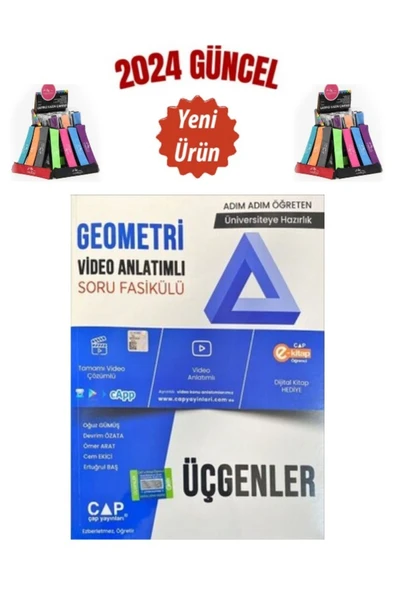 Güncel Çap Yayın Geometri Üçgenler Konu Anlatımlı Soru Fasikülü+Kalemlik ürün görseli