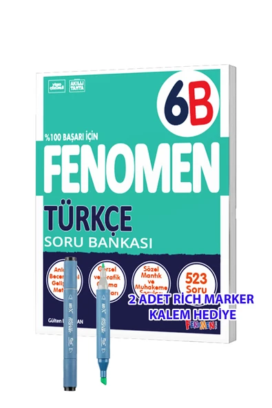 FENOMEN 6 TÜRKÇE (B) SORU BANKASI ürün görseli