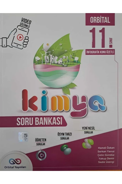 ORBİTAL YAYINLARI 11. SINIF KİMYA SORU BANKASI ürün görseli