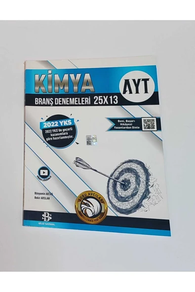 BİLGİ SARMAL AYT KİMYA DENEME ürün görseli