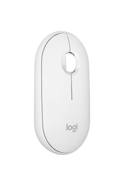 logitech M350s Pebble 2 Bluetooth Kablosuz Sessiz Kompakt Mouse - Beyaz ürün görseli