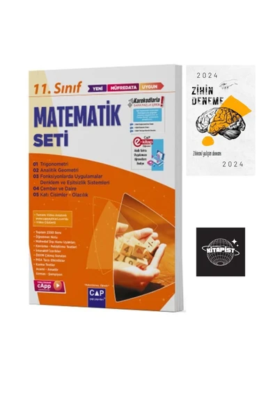 ÇAP 11.SINIF ANADOLU MATEMATİK FASİKÜL SET-ZİHİNDENEME-C410 ürün görseli