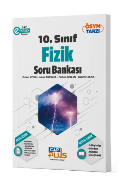 Çap 10. Sınıf Anadolu Fizik Soru Bankası ürün görseli