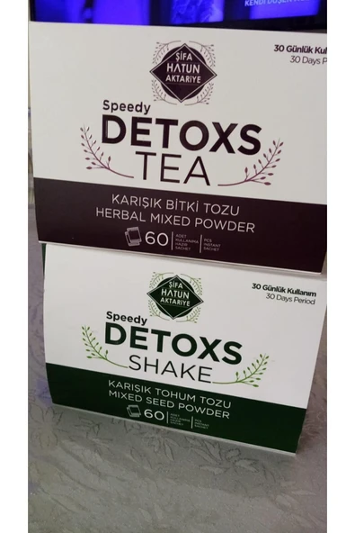 Şifa Hatun Aktar Hızlı Detoks Seti (tea And Shake 60+60 Adet) - Resim 2