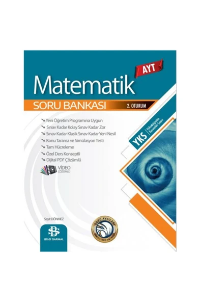 2025 Bilgi Sarmal AYT Matematik Soru Bankası Parlayan Proje Ayraç Hediyeli ürün görseli
