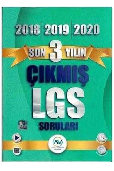 Av Akıllı Versiyon Yayınları 8. Sınıf Lgs Son 3 Yılın Çıkmış Sorular 2021 ürün görseli