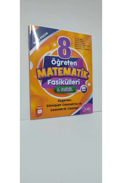 ÖĞRETEN MATEMATİK FASİKÜLLERİ 8.SINIF ÜÇGENLER,DÖNÜŞÜM GEOMETRİSİ VE GEOMETRİK CİSİMLER ürün görseli