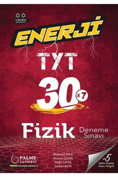 Tyt 30 Fizik Enerji Deneme Sınavı 2021 Baskı ürün görseli