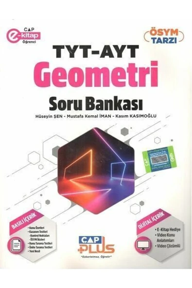 Çap Plus Tyt Ayt Geometri Plus Soru Bankası - Çap Tyt Ayt Geometri ürün görseli