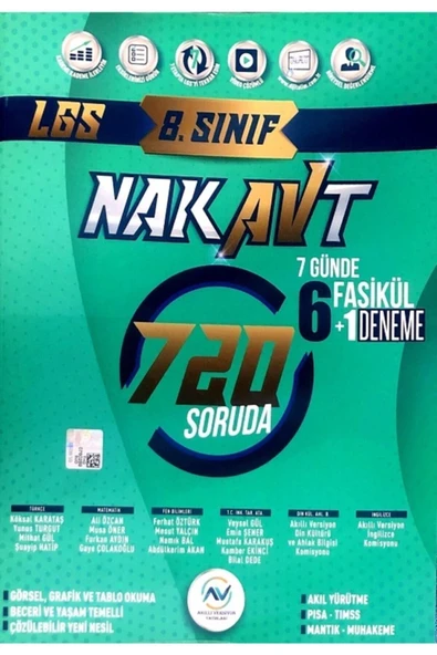 Nakavt 8. Sınıf Lgs Kamp Tam Tekrar (dilbilgisiz) Yeni 2021 ürün görseli