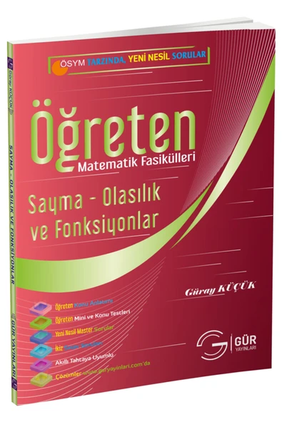 Öğreten Matematik Fasikülleri 10. Sınıf Master Matematik Sayma - Olasılık Ve Fonksiyonlar ürün görseli