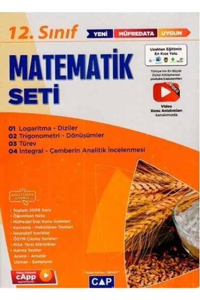 Yayınları 12. Sınıf Anadolu Matematik Seti. - Resim 2