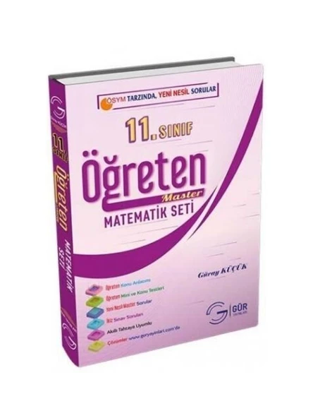 Gür Yayınları 11.Sınıf Öğreten Master Matematik Seti ürün görseli