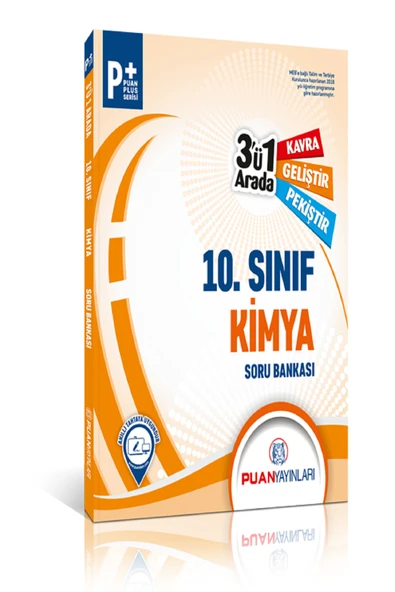 Puan 10. Sınıf Kimya 3'ü 1 Arada Soru Bankası ürün görseli