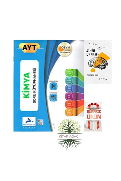 PARAF AYT KİMYA SORU KÜTÜPHANESİ+ZİHİN DENEME+HEDİYE - Resim 3
