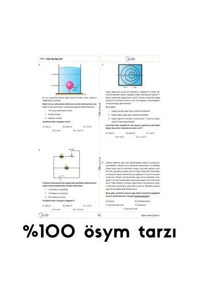 2024 Ösym Tarzı Yeni Nesil 5'li Tyt Deneme Sınavı Seti - Resim 4