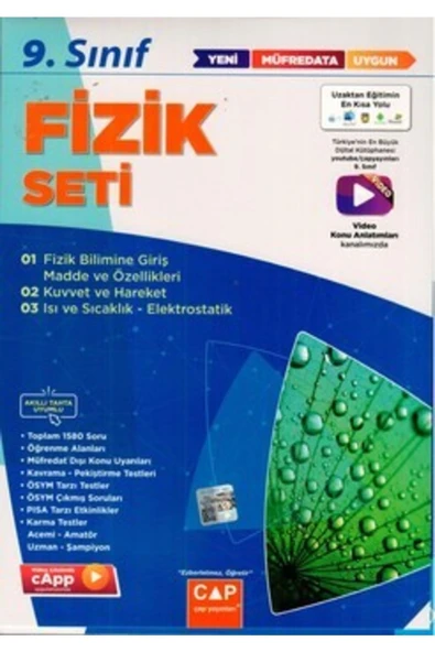 Yayınları 9. Sınıf Anadolu Fizik Seti - 2023 ürün görseli