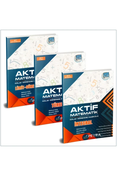 Aktif Öğrenme Ayt Limit Türev Integral Fasikül Seti (3 Kitap) ürün görseli