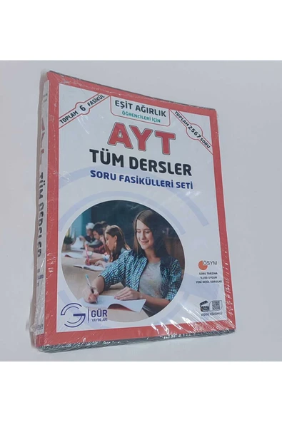 GÜR YAYINLARI EA AYT SORU FASİKÜLLERİ SETİ. ürün görseli