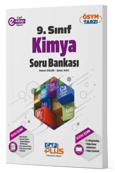Çap Yayınları 9. Sınıf Kimya Plus Soru Bankası 2023 ürün görseli