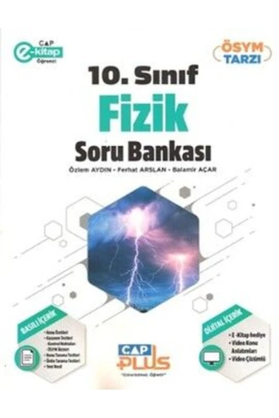 Çap Yayınları 10. Sınıf Fizik Plus Soru Bankası Çap Yayınları ürün görseli