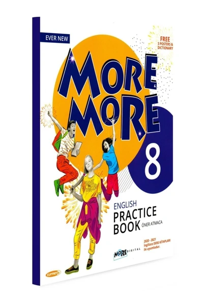 Kurmay Yayınları More&more 8. Sınıf Practıce Book & Dıctıonary & Revısıon Tests (3’ LÜ SET) ürün görseli