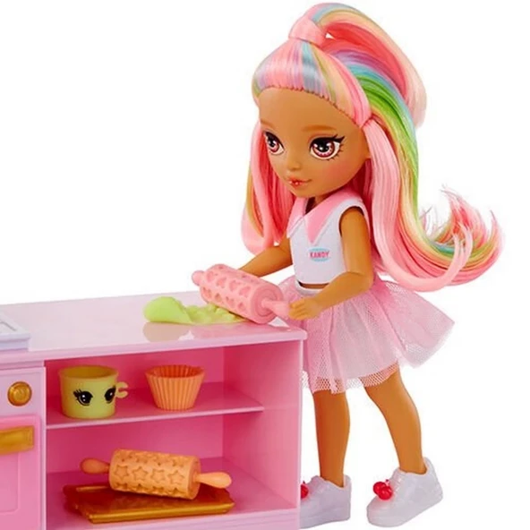 Eğitici Oyuncak Rainbow High Littles Kandy’nin Tatlı Dükkanı Seti - 5