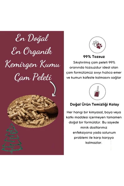 BLUECAT Çam Peleti Tavşan Kumu Net 20 kg - 40 lt - Topaklanmayan %100 Organik - 4