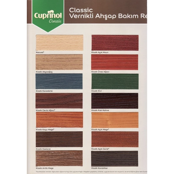 MARSHALL CUPRİNOL VERNİK RENKLİ AHŞAP KORUYUCU 0,75 LT - 2