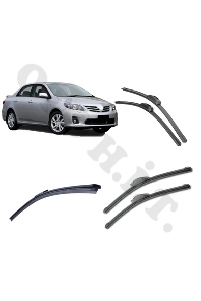 OTO H.İ.T. TOYOTA COROLLA SİLECEK TAKIMI 2007-2013 ÖN CAM SİLECEĞİ ürün görseli