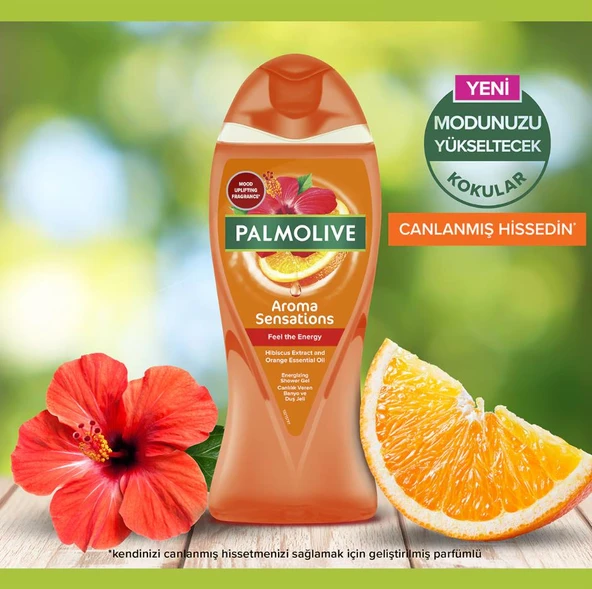 Palmolive Duş Jeli Aroma Sensations Serisi 3'lü 500 ml ve Rosie Hediye - Resim 5