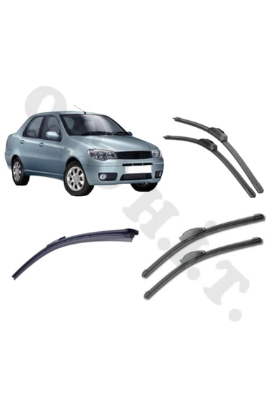 OTO H.İ.T. FİAT ALBEA SİLECEK TAKIMI 2002-2012 ÖN CAM SİLECEĞİ ürün görseli
