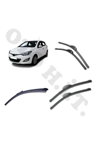 OTO H.İ.T. HYUNDAİ İ20 SİLECEK TAKIMI 2011-2013 ÖN CAM SİLECEĞİ ürün görseli