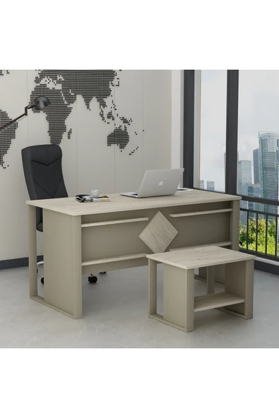 Betroya Boss Sehpali Ofis Masası, Büro Takımı, Çalıma Masası, Sehpa (Sandalye ve Aksesuarlar Dahil Değildir) - 8