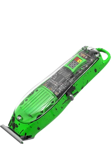 Islak ve Kuru Kullanıma Uygun Şarjlı Tıraş Makinesi Kısaltma Makinesi - Resim 4