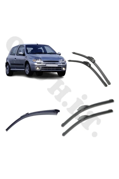 OTO H.İ.T. RENAULT CLİO SİLECEK TAKIMI 98-02 ÖN CAM SİLECEĞİ ürün görseli