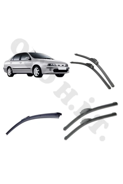 OTO H.İ.T. FİAT MAREA SİLECEK TAKIMI 1996-2002 ÖN CAM SİLECEĞİ ürün görseli