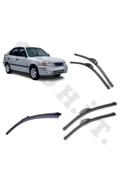 OTO H.İ.T. HYUNDAİ ACCENT SİLECEK TAKIMI ADMİRE ÖN CAM SİLECEĞİ ürün görseli