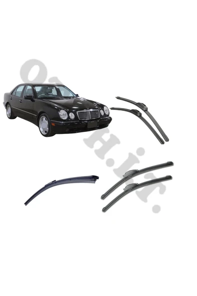OTO H.İ.T. MERCEDES E SERİSİ SİLECEK TAKIMI W210 1996-2002 TEK SİLECEK ÖN CAM SİLECEĞİ ürün görseli