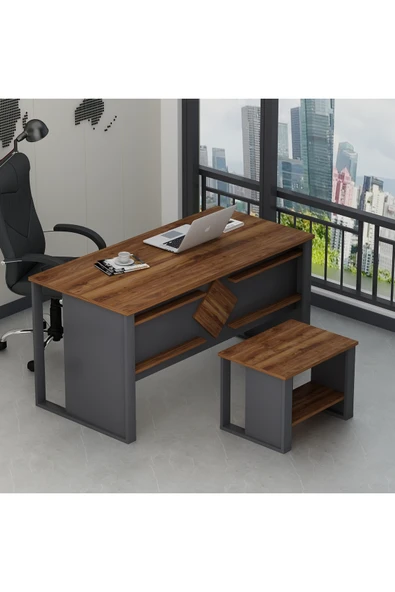 Betroya Boss Sehpali Ofis Masası, Büro Takımı, Çalıma Masası, Sehpa (Sandalye ve Aksesuarlar Dahil Değildir) - 8