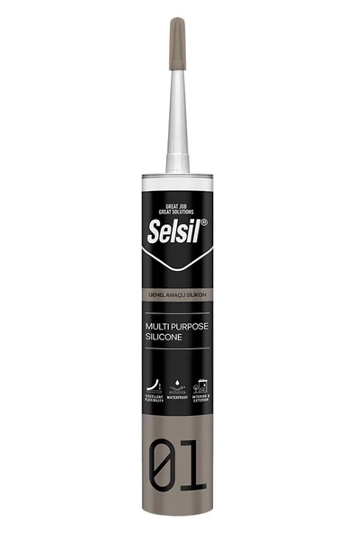 Selsil Şeffaf Silikon Genel Amaçlı 280 gr ürün görseli