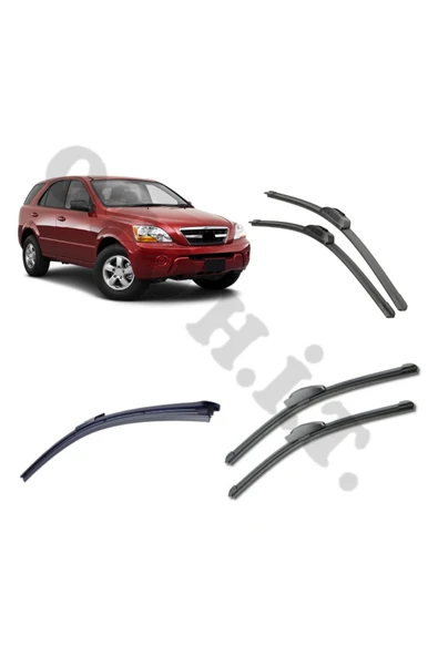OTO H.İ.T. KİA SORENTO SİLECEK TAKIMI 2002-2009 ÖN CAM SİLECEĞİ ürün görseli