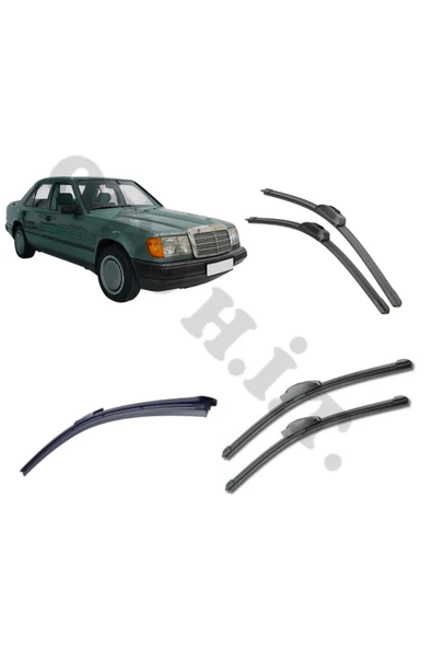 OTO H.İ.T. MERCEDES E SERİSİ SİLECEK TAKIMI W124 1989-1995 TEK SİLECEK ÖN CAM SİLECEĞİ ürün görseli